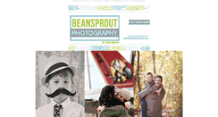 Desktop Screenshot of beansproutphotography.com