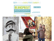 Tablet Screenshot of beansproutphotography.com